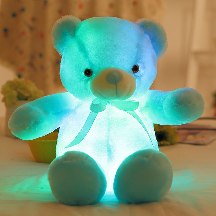 ⏳Begrenset tidsbegrenset 48 % rabatt⏰Bamse, fargerikt LED-lys, kosedyr🌈🧸