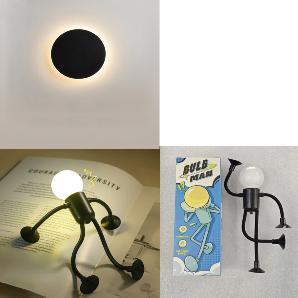 48 % RABATT!! 🌟Moderne runde LED-vegglamper