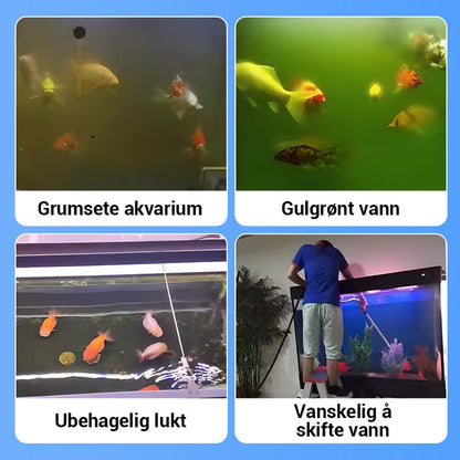 🔥KJØP 1 FÅ 1 GRATIS🔥Kraftig akvarium vannrensetablett