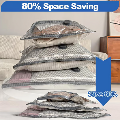 ⏳Begrenset tid 48% rabatt! ✨🔥USB elektrisk vakuumkompresjonspose ✨Et sett med 6 kompresjonsposer - Spar plass og reis lett!