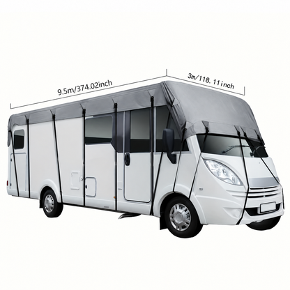 🎃Halloween-tilbud 50 % RABATT!🚐Taktrekk til campingvogn og bobil – 210D Oxford med sikre, justerbare stropper