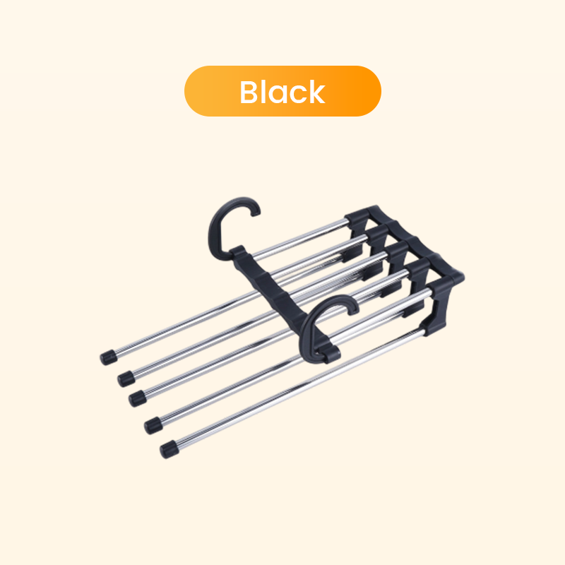 🔥Kjøp mer Spar mer🔥Multifunksjonelt teleskopisk sammenleggbart flerlags bukseoppbevaringsstativ til husholdningen