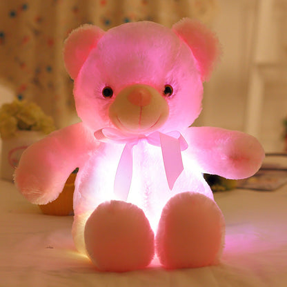 ⏳Begrenset tidsbegrenset 48 % rabatt⏰Bamse, fargerikt LED-lys, kosedyr🌈🧸