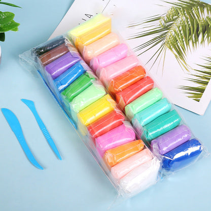 🎨 KJØP 2, FÅ 1 GRATIS! 🎁 36-farget ultralett leire – trygg, giftfri og myk – perfekt for barnas kreativitet og håndverksprosjekter 🌈