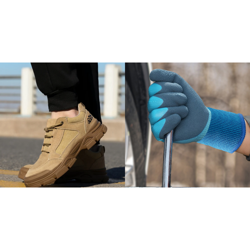 🎄Julekampanje Punkteringssikre arbeidssko for menn