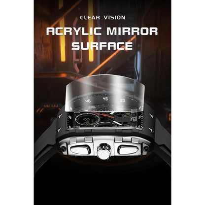 🎁Møt julen med 60 % RABATT🎄Sporty, selvlysende digital automatisk herreklokke