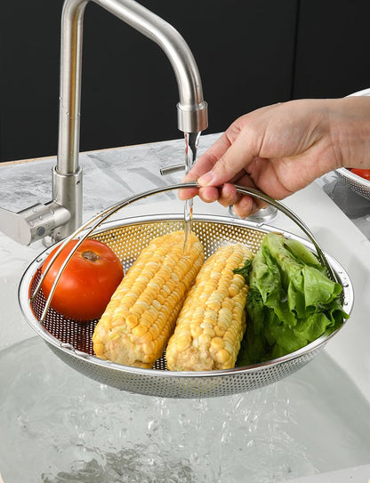 ✨Hot Sale✨Alt-i-ett dampkoker i rustfritt stål med håndtak