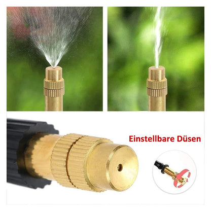 ❄️Zomerfresh 48 % rabatt! 🌱Justerbart hagefordampings- og vanningssystem – gjør-det-selv-vanningssett med 360° sprayhoder for hage, balkong og drivhus