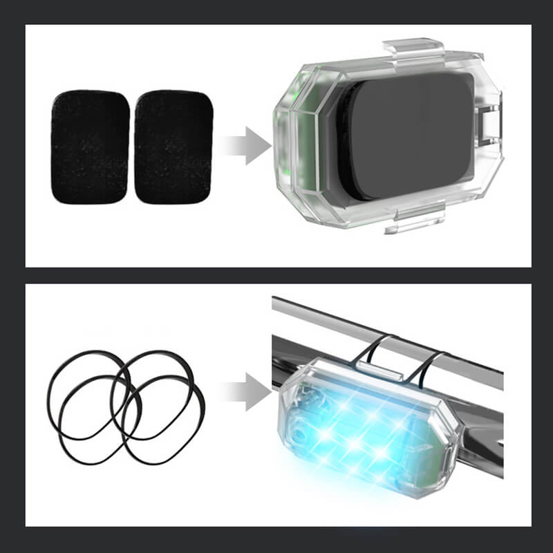 Bil, motorsykkel, modifisert lampe for elektrisk kjøretøy