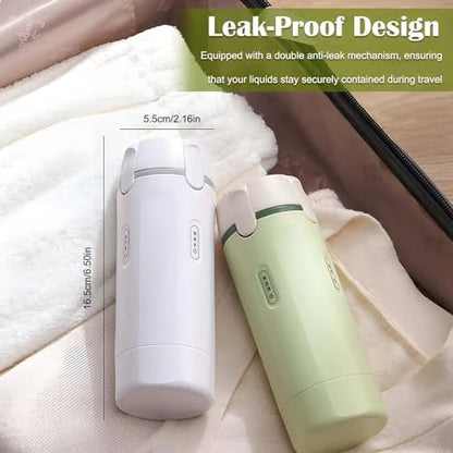 4-i-1 påfyllbare reisedispenserflasker