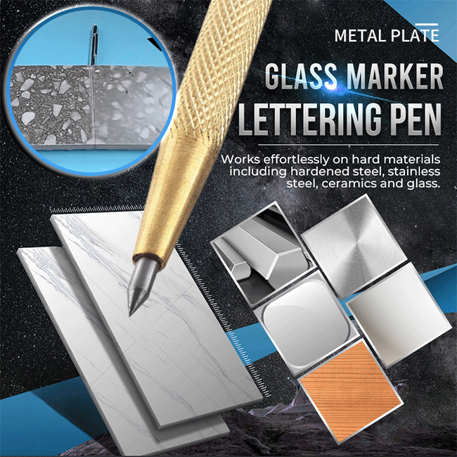 Metallplateglass-tusjpenn (48 % rabatt)