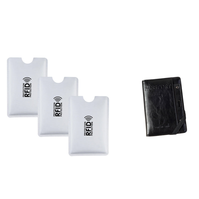 RFID-blokkerende ermer for kredittkort