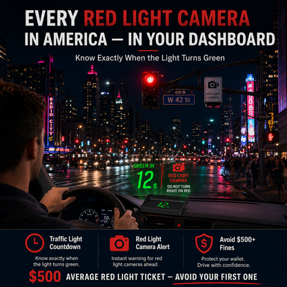 Head-Up Display (HUD) – GPS-hastighetsmåler for bil