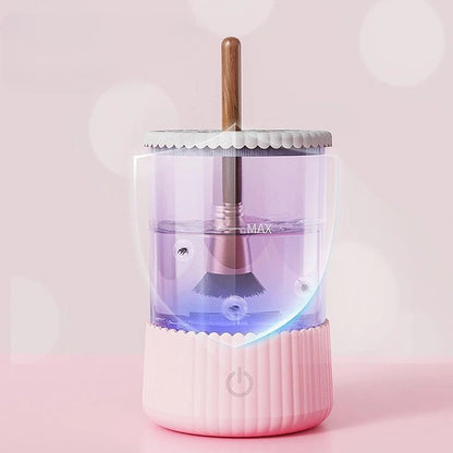 💖 48 % RABATT! ✨ Elektrisk sminkekostrenser – 3-minutters dyprens, bærbar og stillegående, USB-oppladbar, perfekt for reise og hjemmebruk 🌸🚿