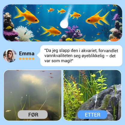 🔥KJØP 1 FÅ 1 GRATIS🔥Kraftig akvarium vannrensetablett