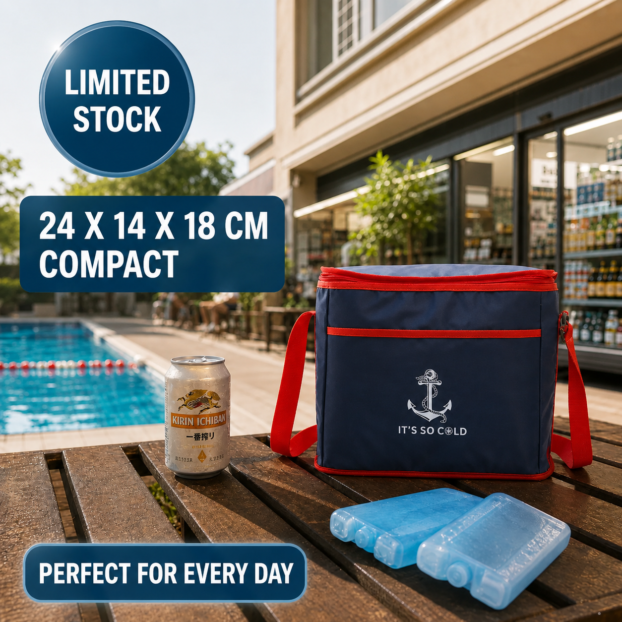 ❄️Sommerfrisk 48 % rabatt!🧊Isolert kjølebag som varer hele dagen – Tilgjengelig i 6 l, 11,5 l og 20 l