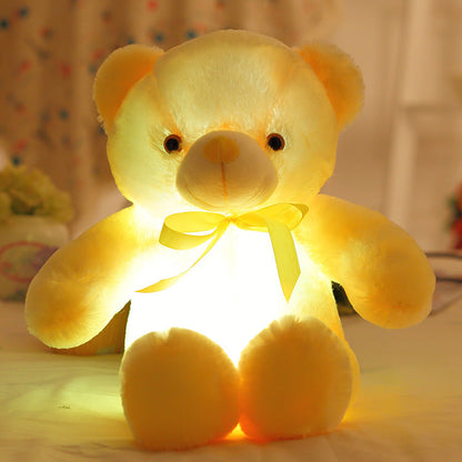 ⏳Begrenset tidsbegrenset 48 % rabatt⏰Bamse, fargerikt LED-lys, kosedyr🌈🧸