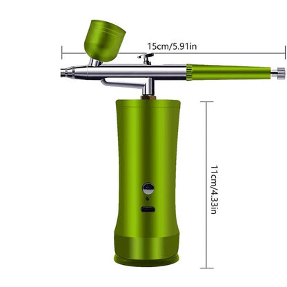 🎉Nyttårsgave 48 % RABATT!🎨Trådløst bærbart airbrush-sett med kompressor – Presisjonsmaling hvor som helst, når som helst!