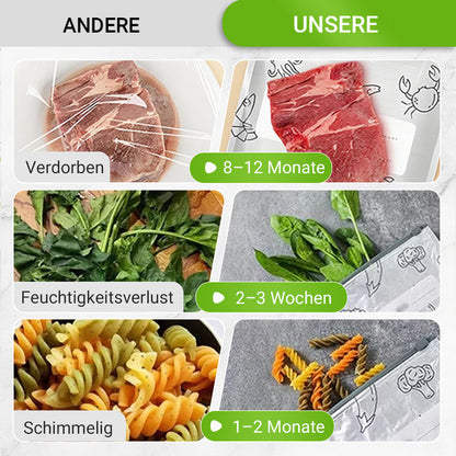 Gjenbrukbare, gjenlukkbare oppbevaringsposer laget av aluminiumsfolie