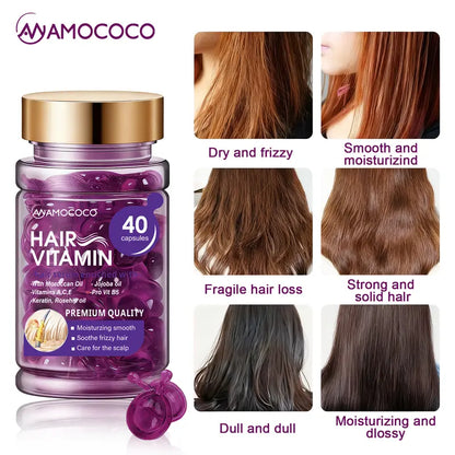 💎 48% RABATT – Deep conditioning hårolje – én kapsel – glatt, skinnende & krusfritt – reisevennlig – blomsterduft