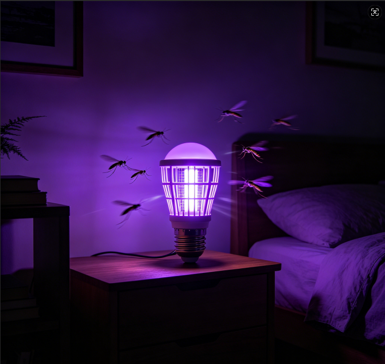 LED-myggpære – E27 skrusokkel, for innendørs/utendørs bruk