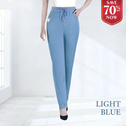⏳Begrenset tidsbegrenset 48 % rabatt!!💕👖Høy midje, ultra-elastiske mom jeans