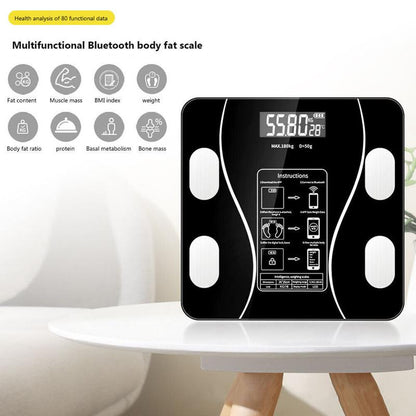 ⏳SISTE DAGS SALG 48% RABATT🔥Smart BMI digital trådløs vekt med LCD-skjerm