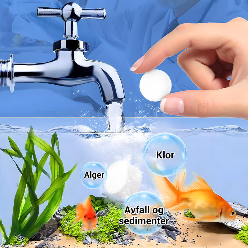 🔥KJØP 1 FÅ 1 GRATIS🔥Kraftig akvarium vannrensetablett