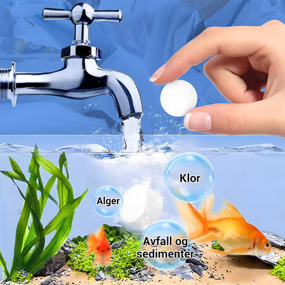 🔥KJØP 1 FÅ 1 GRATIS🔥Kraftig akvarium vannrensetablett