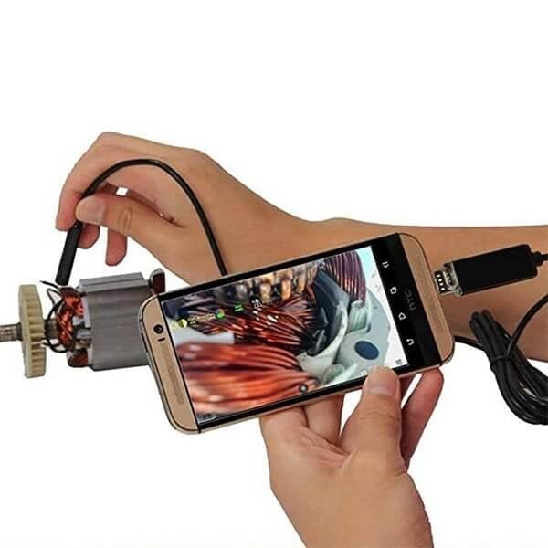 🔍 48 % RABATT! ✨ 3-I-1 ENDOSKOP - 2,0 MP HD med 6 LED-lys, IP67 vanntett, kompatibel med smarttelefoner for hjemmeinspeksjon og gjør-det-selv-prosjekter 📱🛠️