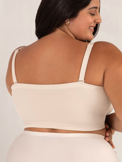 ⛱️🤩🔥Konverterbar stroppeløs bandeau-BH med trådløs komfort, sklisikkert grep og avtakbare stropper