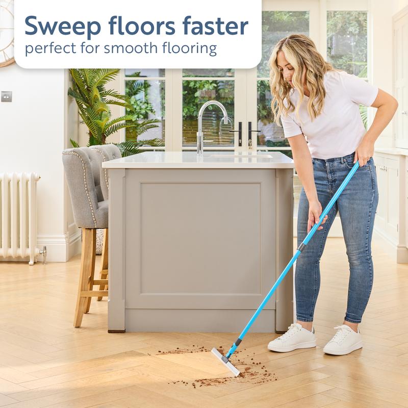 🔥🔥Minky Flexi Edge Sweeper: Rengjøring av flere overflater for gulv, tepper og vinduer
