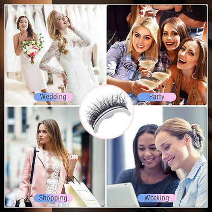 👁️ Luksuriøse Falske Vipper – 3D Silikon & Naturlig Look! ✨ Enkle Å Påføre – Perfekt for Dagbruk & Fest. 🌿 Gjenbrukbare & Skånsomme – Kjøp 3 for 10% Ekstra Rabatt! 💄