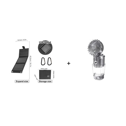 🔋 BEGRENSET TILBUD: 48% RABATT! 🏆Bærbart solcellepanel med USB-lading