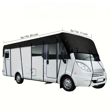 🎃Halloween-tilbud 50 % RABATT!🚐Taktrekk til campingvogn og bobil – 210D Oxford med sikre, justerbare stropper