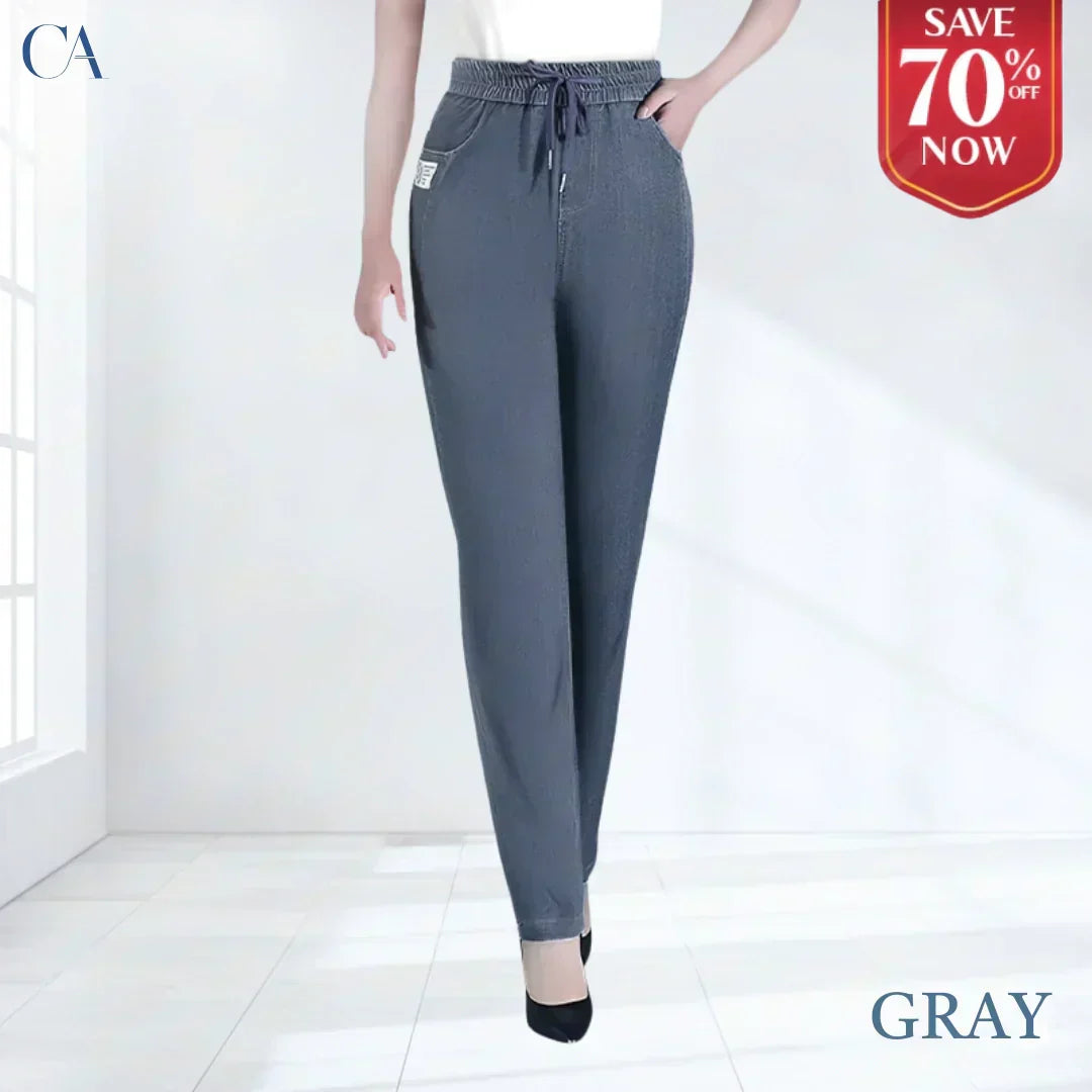 ⏳Begrenset tidsbegrenset 48 % rabatt!!💕👖Høy midje, ultra-elastiske mom jeans