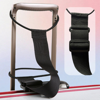 🖤Begrenset julesalg! 50 % RABATT ✨ Elastisk bagasjestropp (håndfri for reiser) – Fest vesker til kofferten for flyplasser/ferier/forretningsreiser!