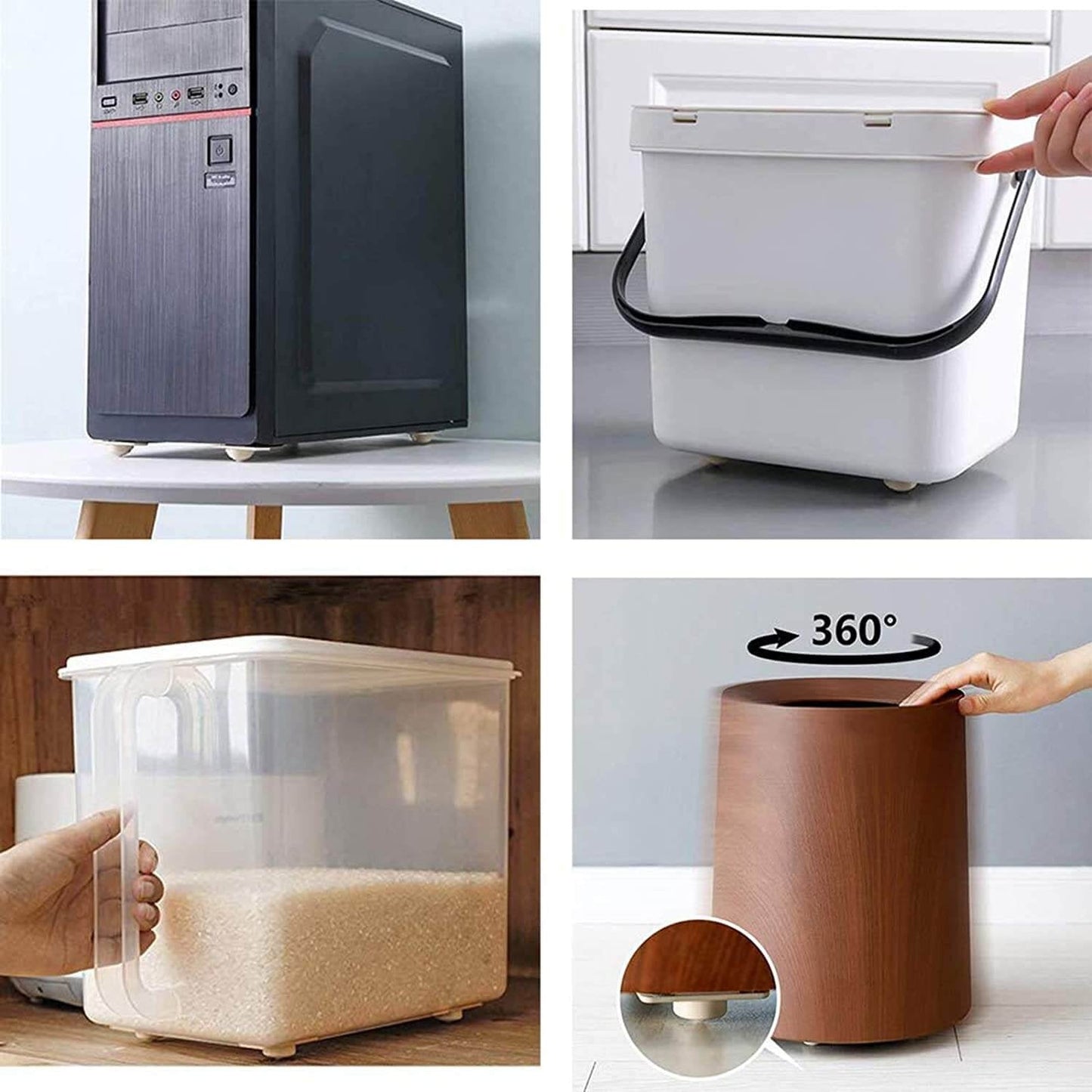 🛋️ Spar 50 %! 🔄 360° bevegelige hjul – universelle, solide og glir lett ✨
