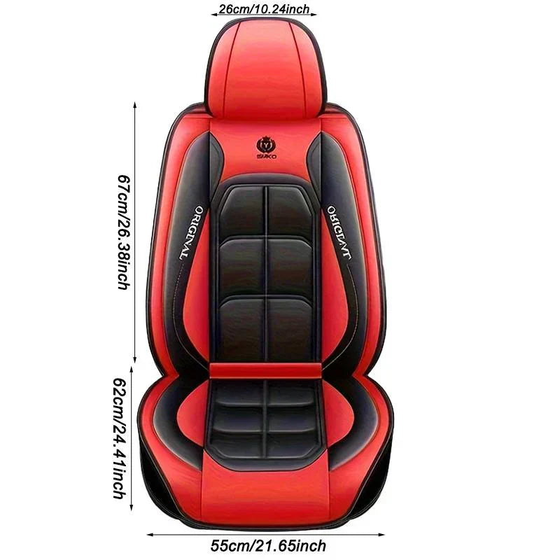 🔥2026 Hot Sale 48% RABATT 🔥Premium skinnsetetrekk foran – Universal passform for sedaner, SUV-er og lastebiler