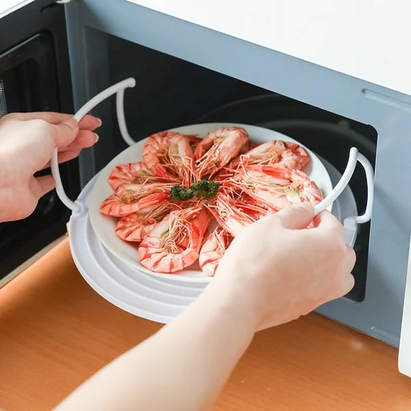📢📢50 % RABATT!! ⏰Mikrobølgeovnsbrett med sammenleggbar åpning