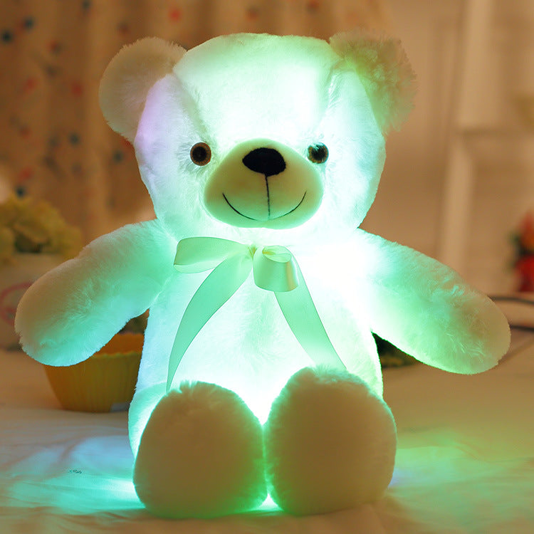 ⏳Begrenset tidsbegrenset 48 % rabatt⏰Bamse, fargerikt LED-lys, kosedyr🌈🧸