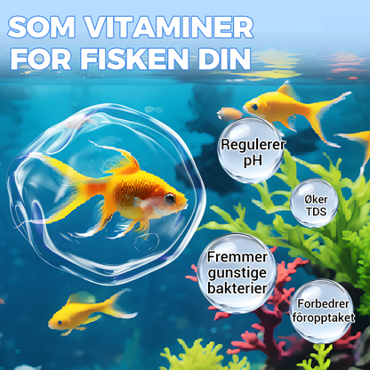 🔥KJØP 1 FÅ 1 GRATIS🔥Kraftig akvarium vannrensetablett