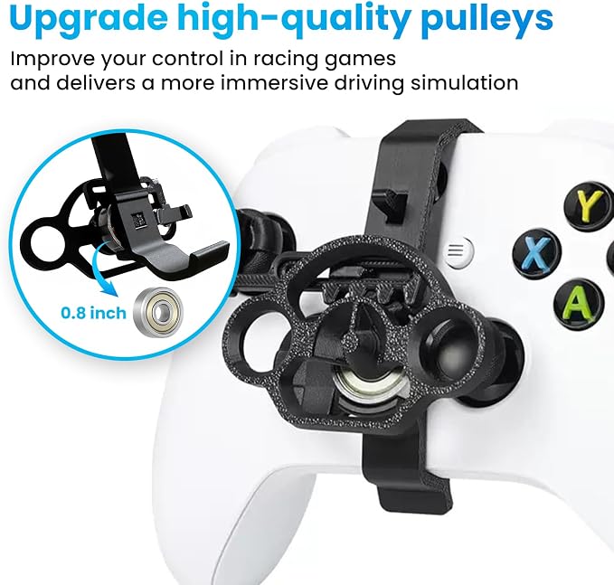 ❄️Summerfresh 50 % RABATT!🎮Mini-rattkontrolltilbehør – Klipsbar racingtilbehør for PS5 og Xbox Series X|S