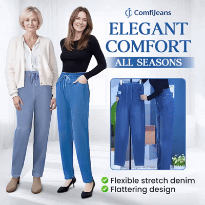 ⏳Begrenset tidsbegrenset 48 % rabatt!!💕👖Høy midje, ultra-elastiske mom jeans