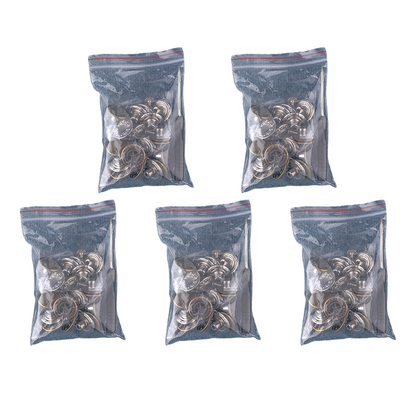 Sett med avtakbare jeansknapper uten sying