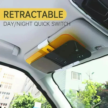 🚗 Anti-blendings solskjerm for bil – 2-i-1 dag/natt, justerbar, PVC. Tryggere kjøring i sol og mørke! ✨🛡️