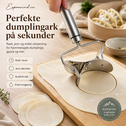 🥟 Spare 50 %! 🔪 Teigtaschenausstecher – Edelstahl, für einfaches und gleichmäßiges Schneiden ✨