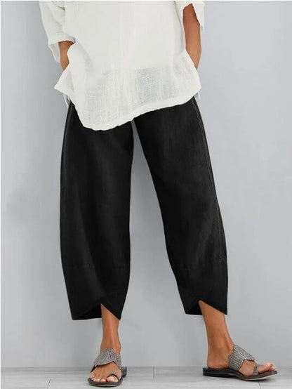 👩‍🦱 Morsdagstilbud 🔥Fritidsbukse i bomull og lin