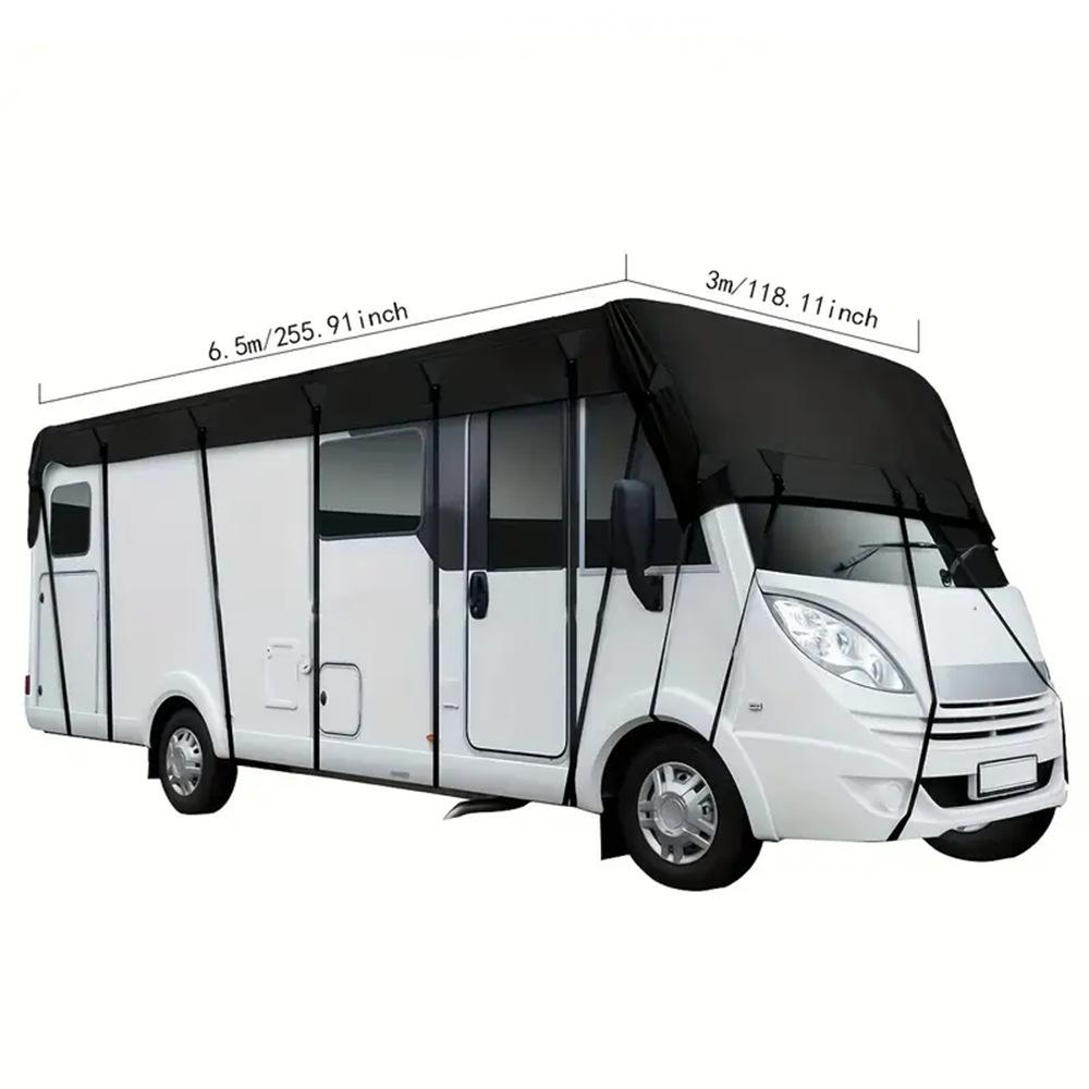 🎃Halloween-tilbud 50 % RABATT!🚐Taktrekk til campingvogn og bobil – 210D Oxford med sikre, justerbare stropper