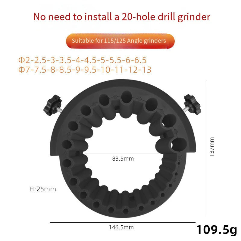 🎄Juletilbud ALLTID 48 % RABATT!🧰 Multifunksjonell borsliper for vinkelslipere: Rask sliping + slitesterk ABS - Kostnadseffektiv!